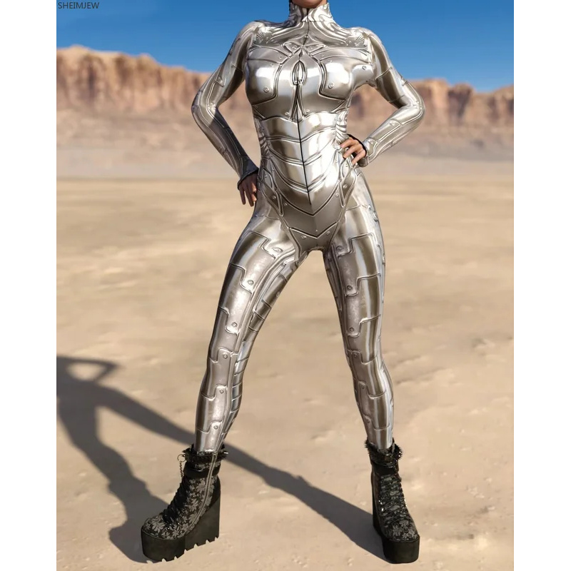 3D Printing Games Free - lHalloween Cosplayl 3D Print Catsuit Woman