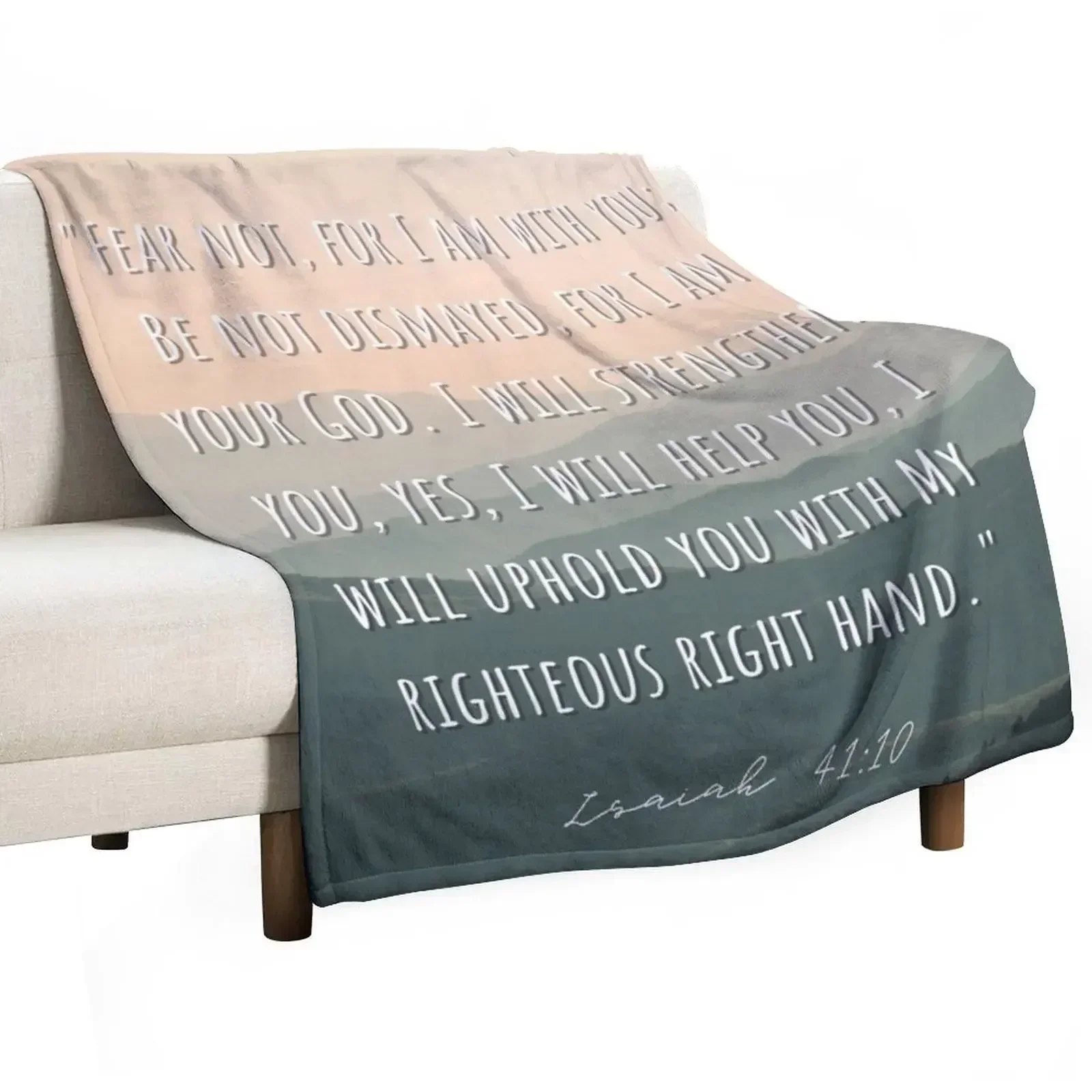 3D Printing Verse - Christian Bible Verse Throw Blanket Hairys