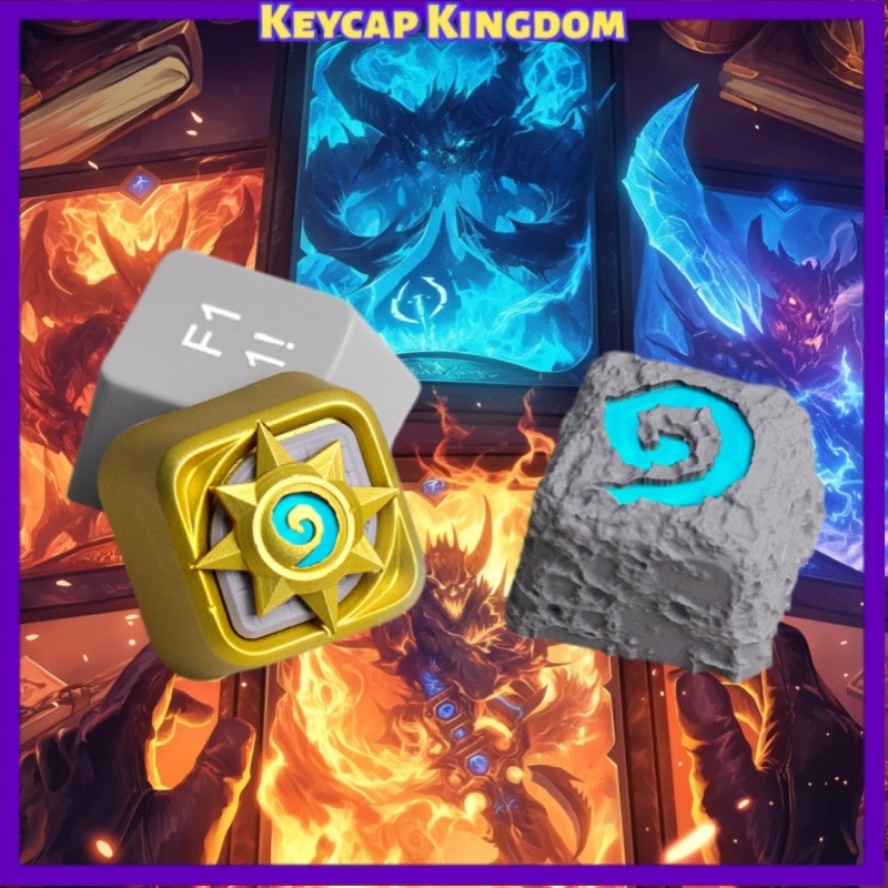 3D Printing Keyboard Keys - Hearthstone WOW Personalized Keycaps 3D Printed