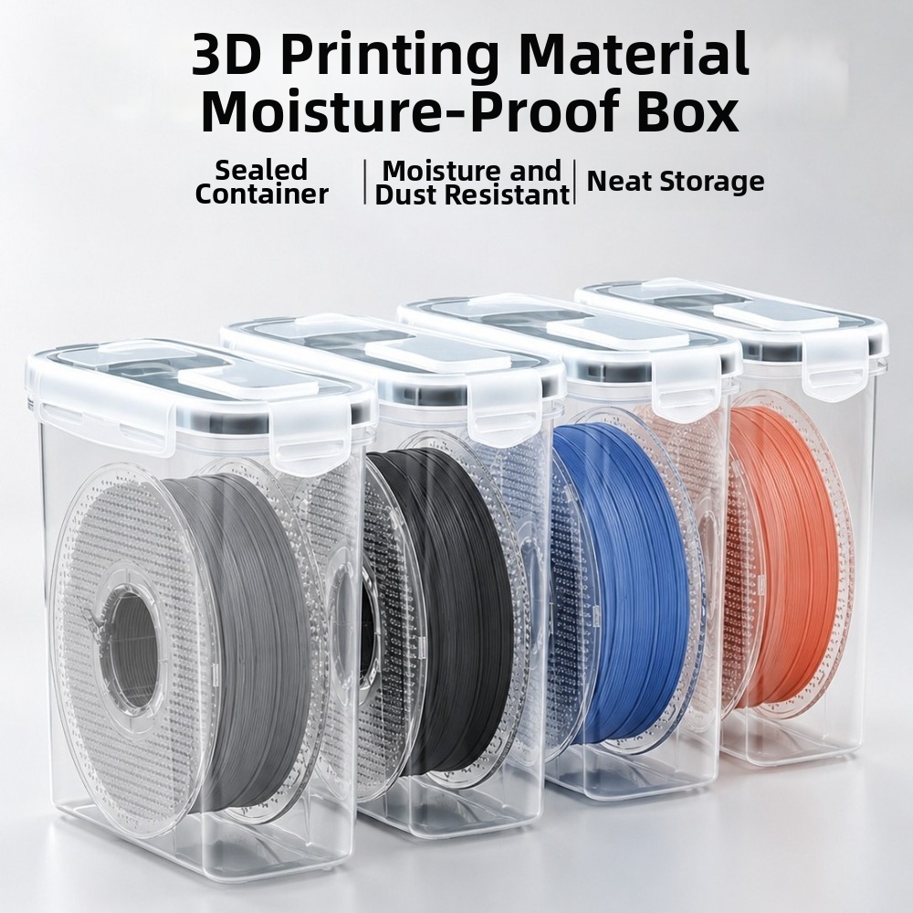 3D Printing For Medical - Transparent Filament Container Airtight Moisture Proof