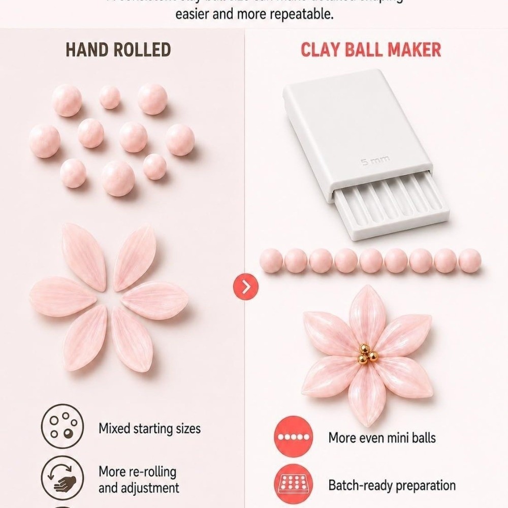 4Pcs 2-5mm Clay Gel Ball Maker - 3D Printing Clay 评论和价格