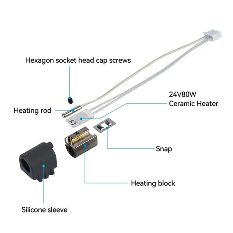 2Pcs for 3 Max Hotend Assembly - 3D Printer Hotend Kit 评论和价格