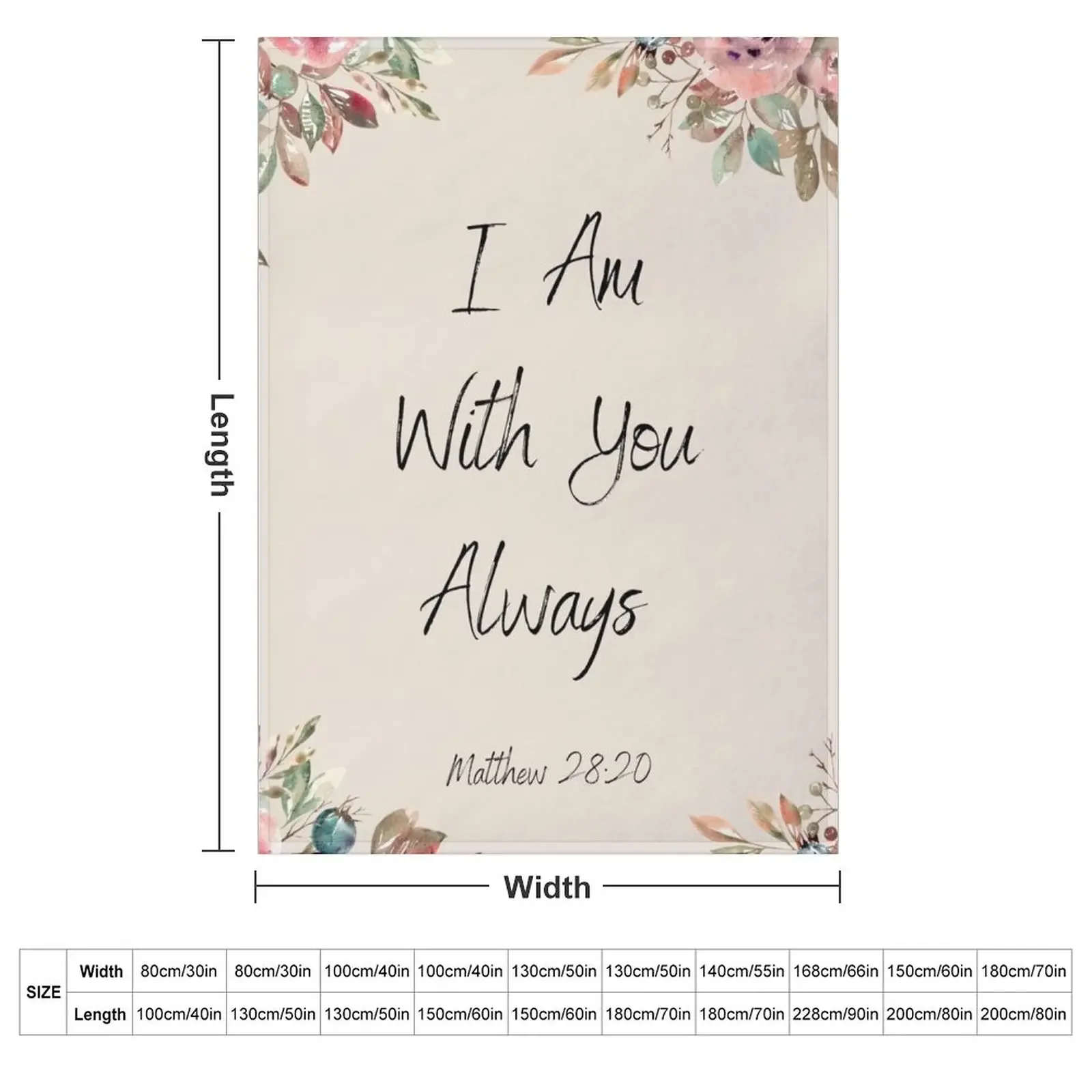 Bible Verse- I Am With You Alw - 3D Printing Verse 评论和价格