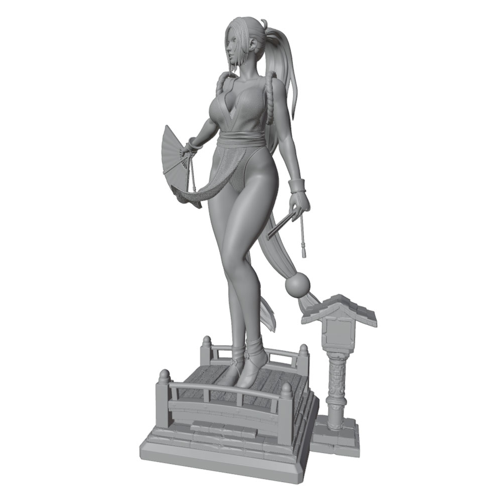 1/24 Sexy Long-Haired Girl Min - 3D Printing Apps 评论和价格