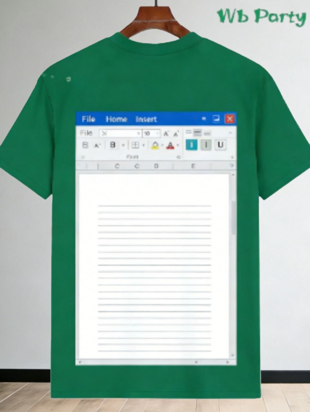 Casual Excel Tshirt for Men 3D - 3D Printing Online Service 评论和价格