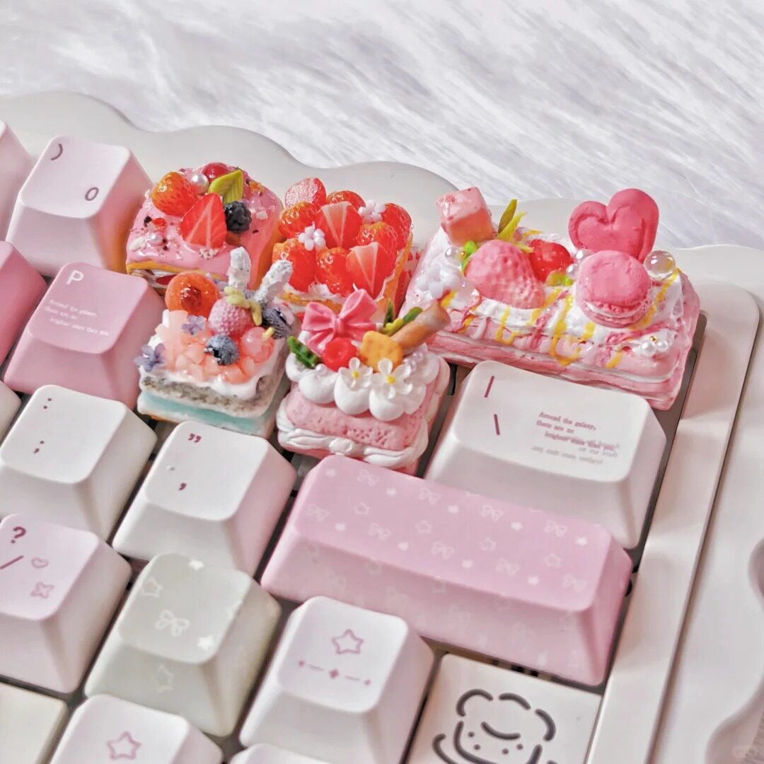 Cake Theme Keycaps Set 3D Resi - 3D Printing Keyboard Keys 评论和价格