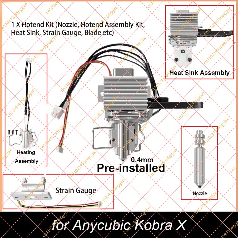 0.4mm Pre-Installed Hotend Kit - 3D Printer Hotend Kit 评论和价格