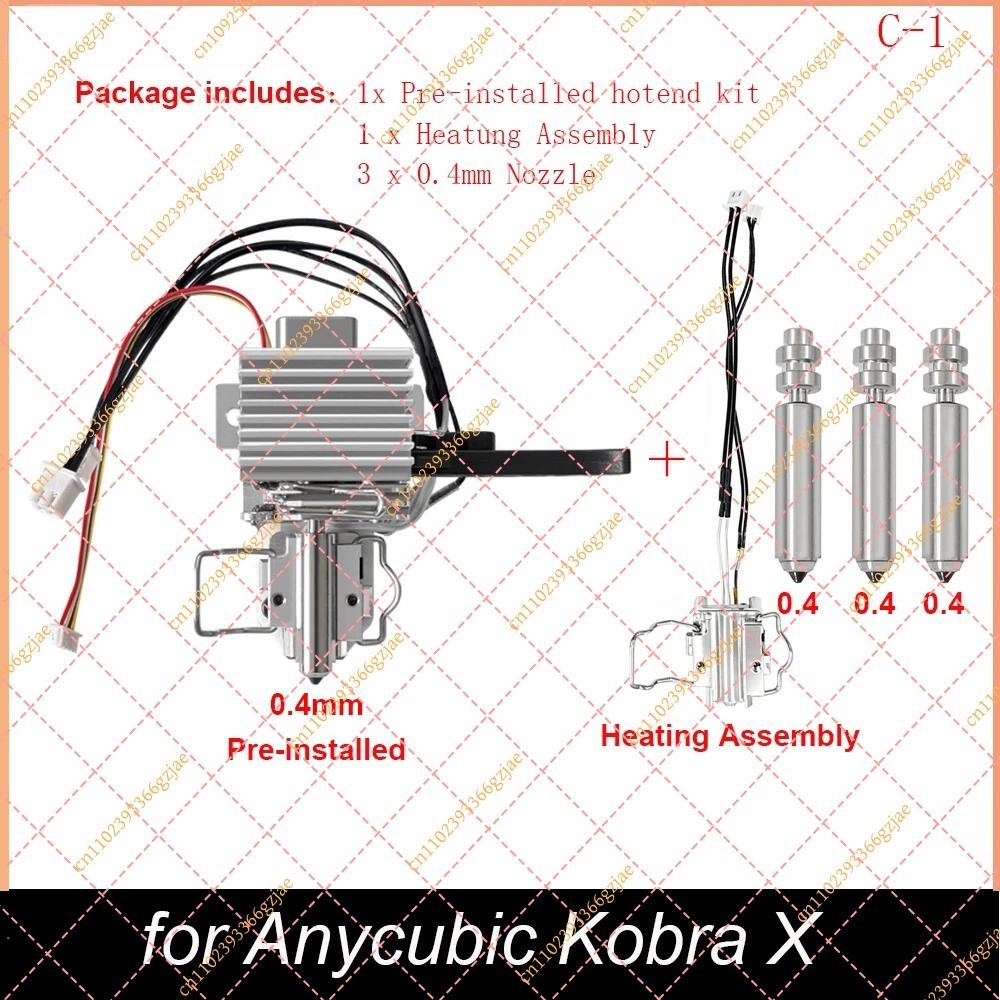 0.4mm Pre-Installed Hotend Kit - 3D Printer Hotend Kit 评论和价格