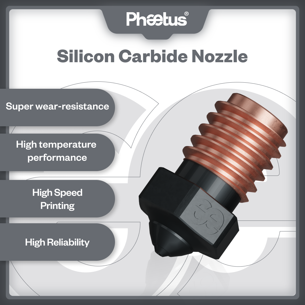 Phaetus Silicon Carbide V6 Noz - 3D Printer Hotend Kit 评论和价格