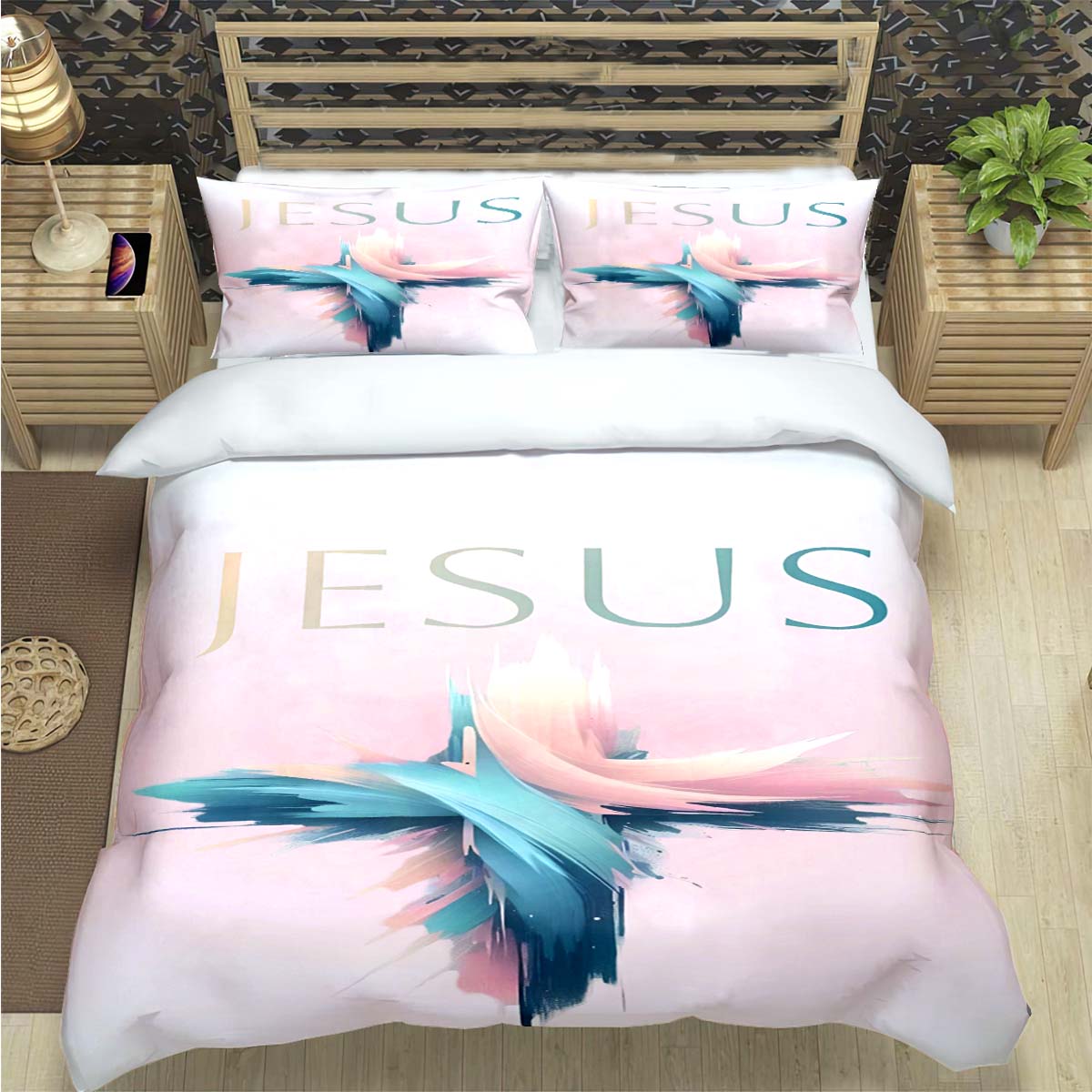 Hot Bible Verses Jesus Print B - 3D Printing Verse 评论和价格
