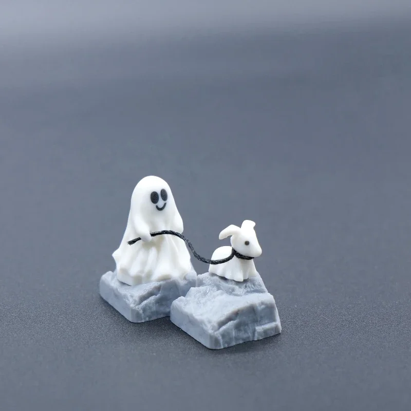 Ghost Puppy Resin Keycap Custo - 3D Printing Keyboard Keys 评论和价格