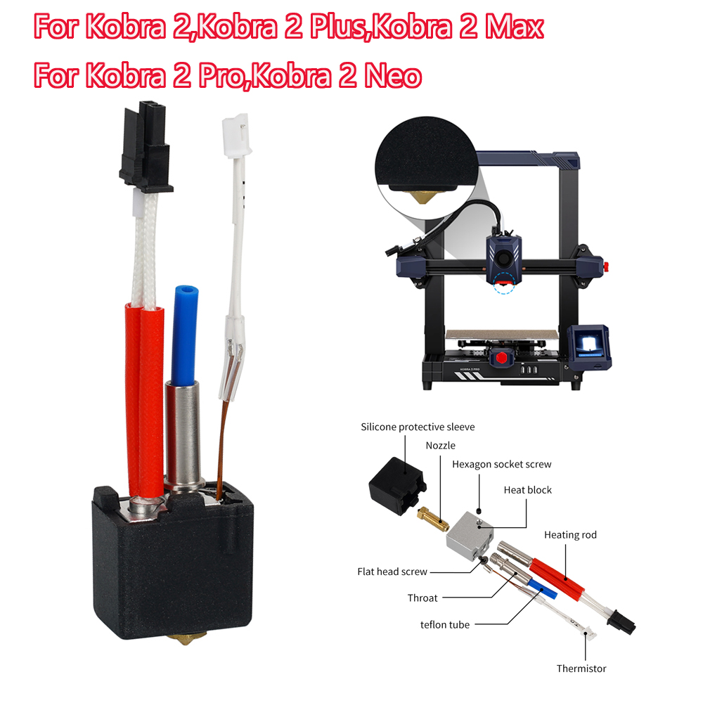 For Anycubic Kobra 2 Hotend An - 3D Printer Hotend Kit 评论和价格