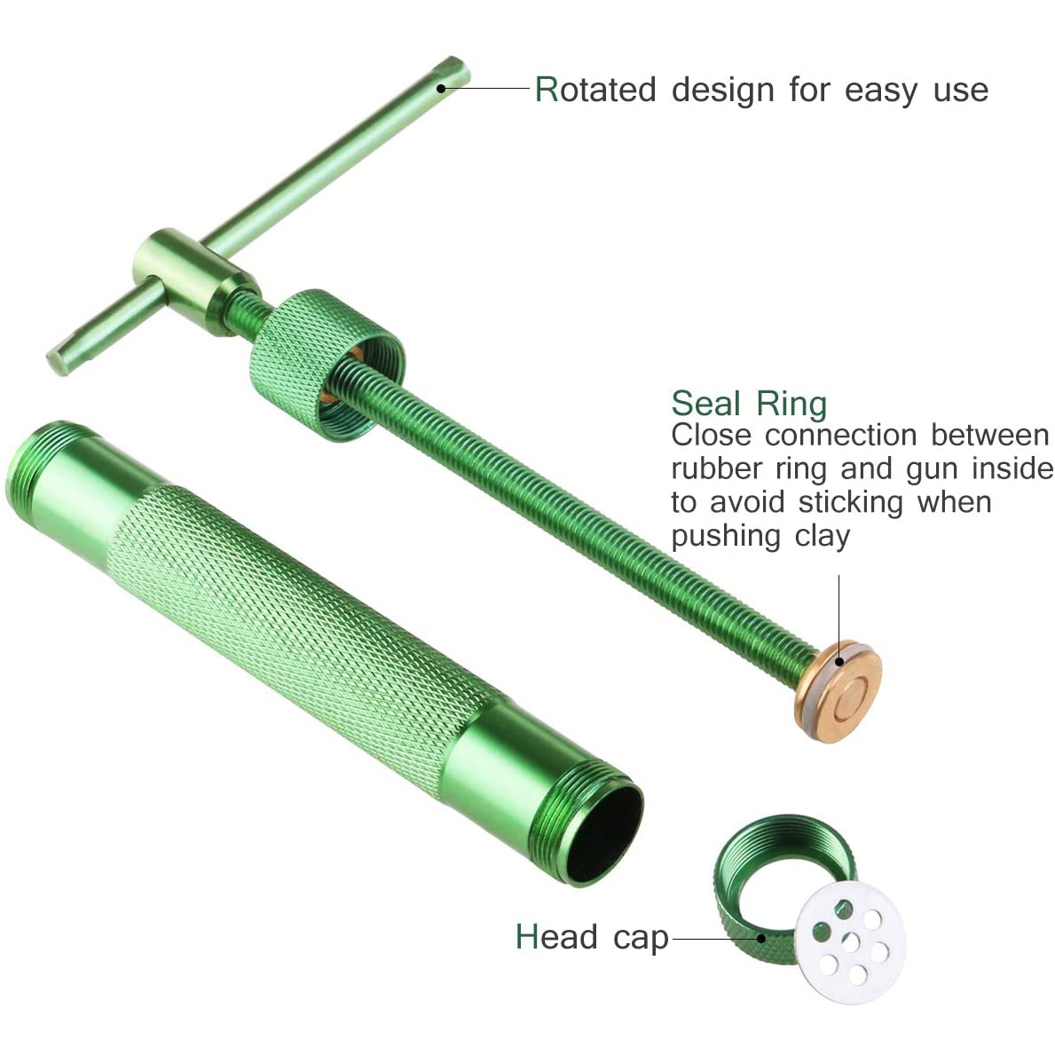 Clay Gun Extruder with 20 Uniq - 3D Printing Clay 评论和价格