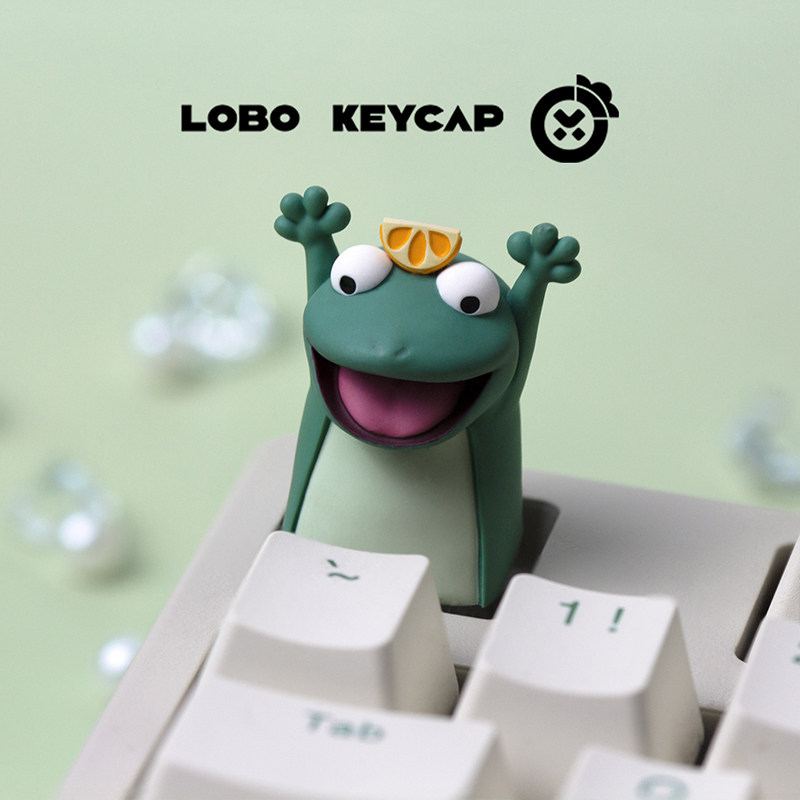 Lobo Keycap Cute Lizard Anime  - 3D Printing Keyboard Keys 评论和价格