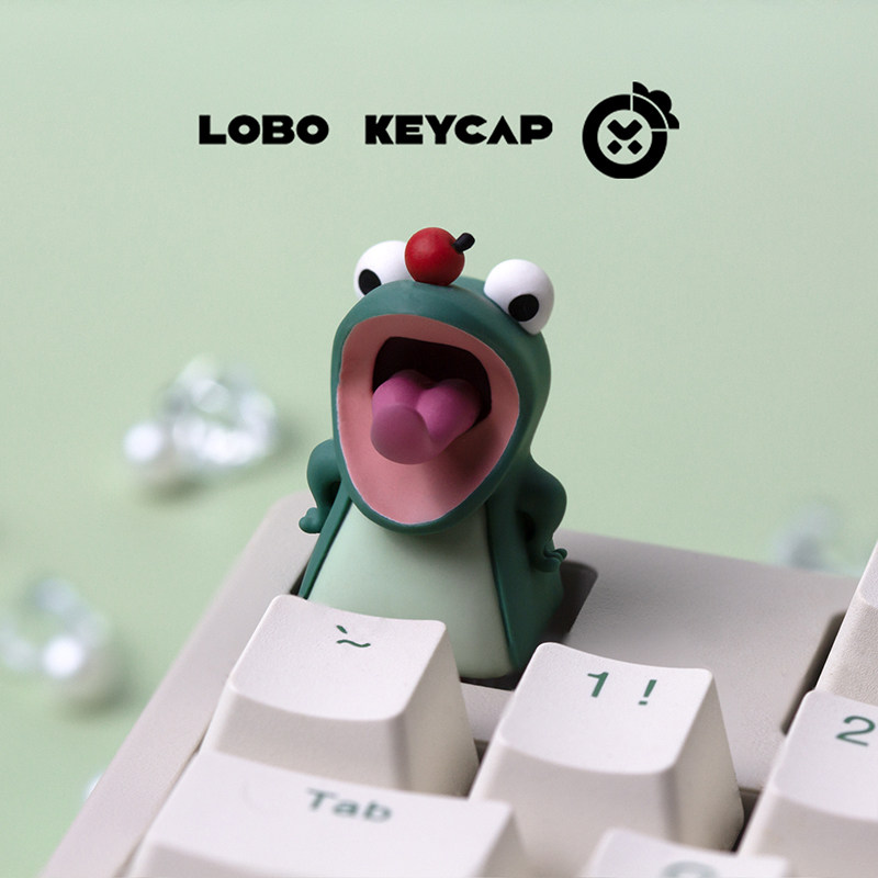Lobo Keycap Cute Lizard Anime  - 3D Printing Keyboard Keys 评论和价格