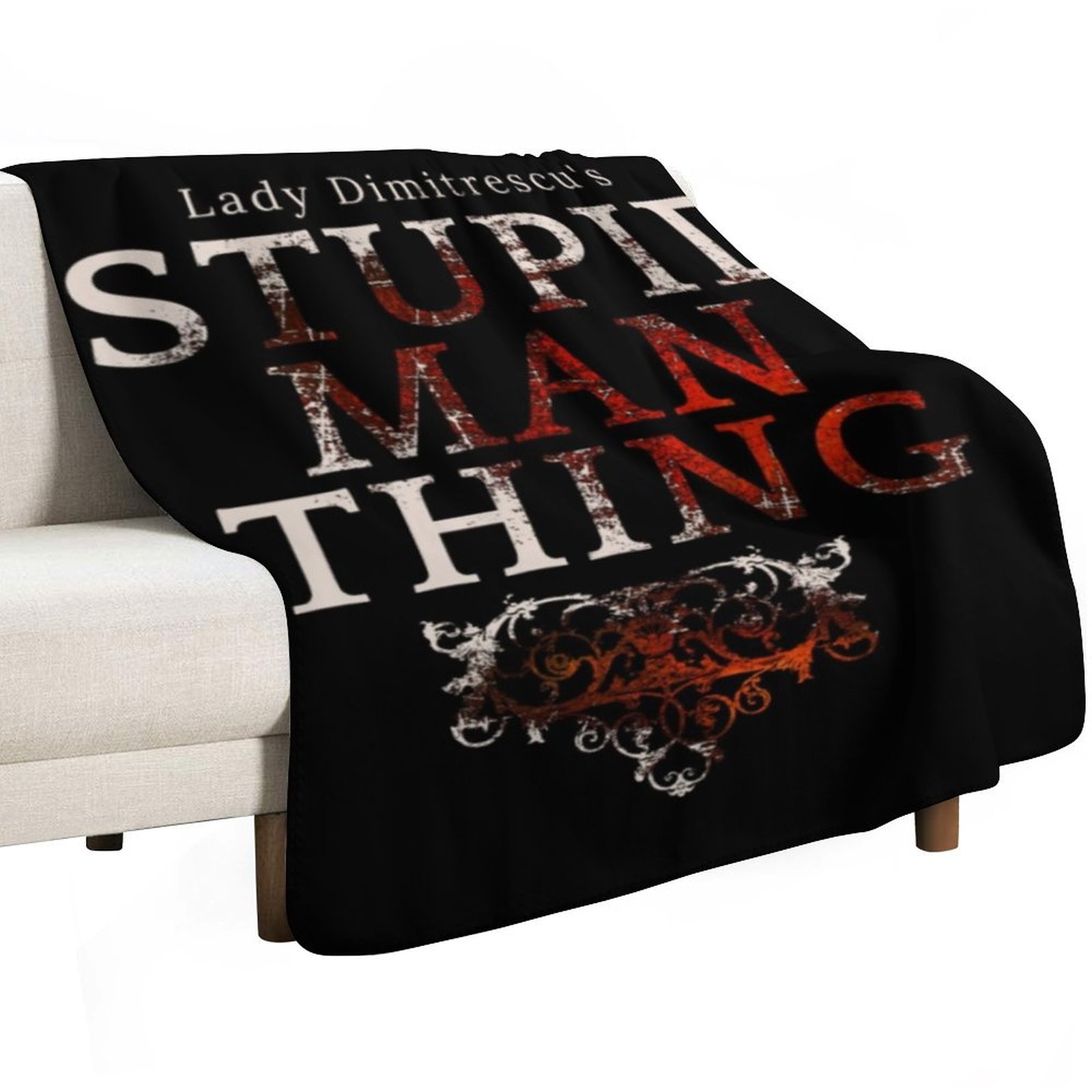 Stupid Man Thing Throw Blanket - 3D Printing Useful Things 评论和价格