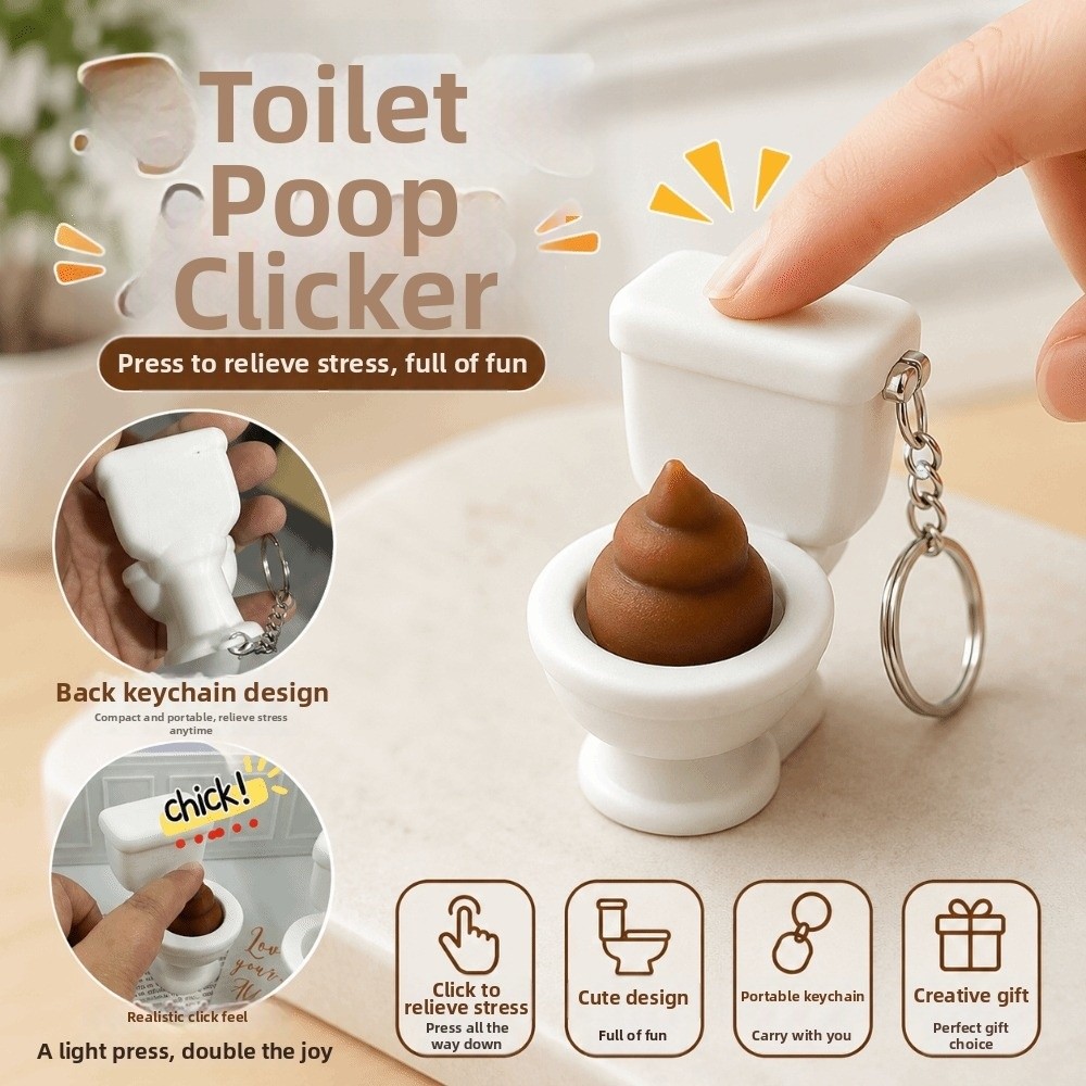 Novelty 3D Printed Toilet Poop - 3D Printing Keyboard Keys 评论和价格