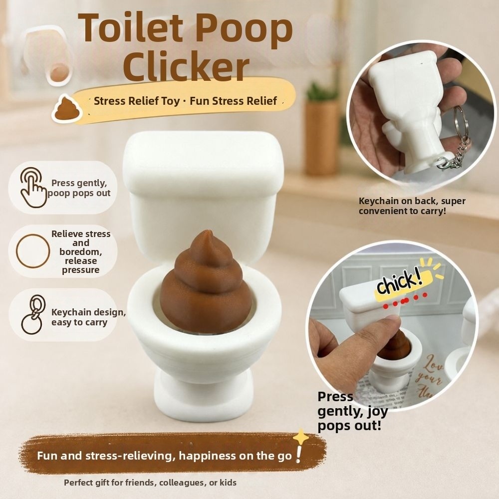 Novelty 3D Printed Toilet Poop - 3D Printing Keyboard Keys 评论和价格