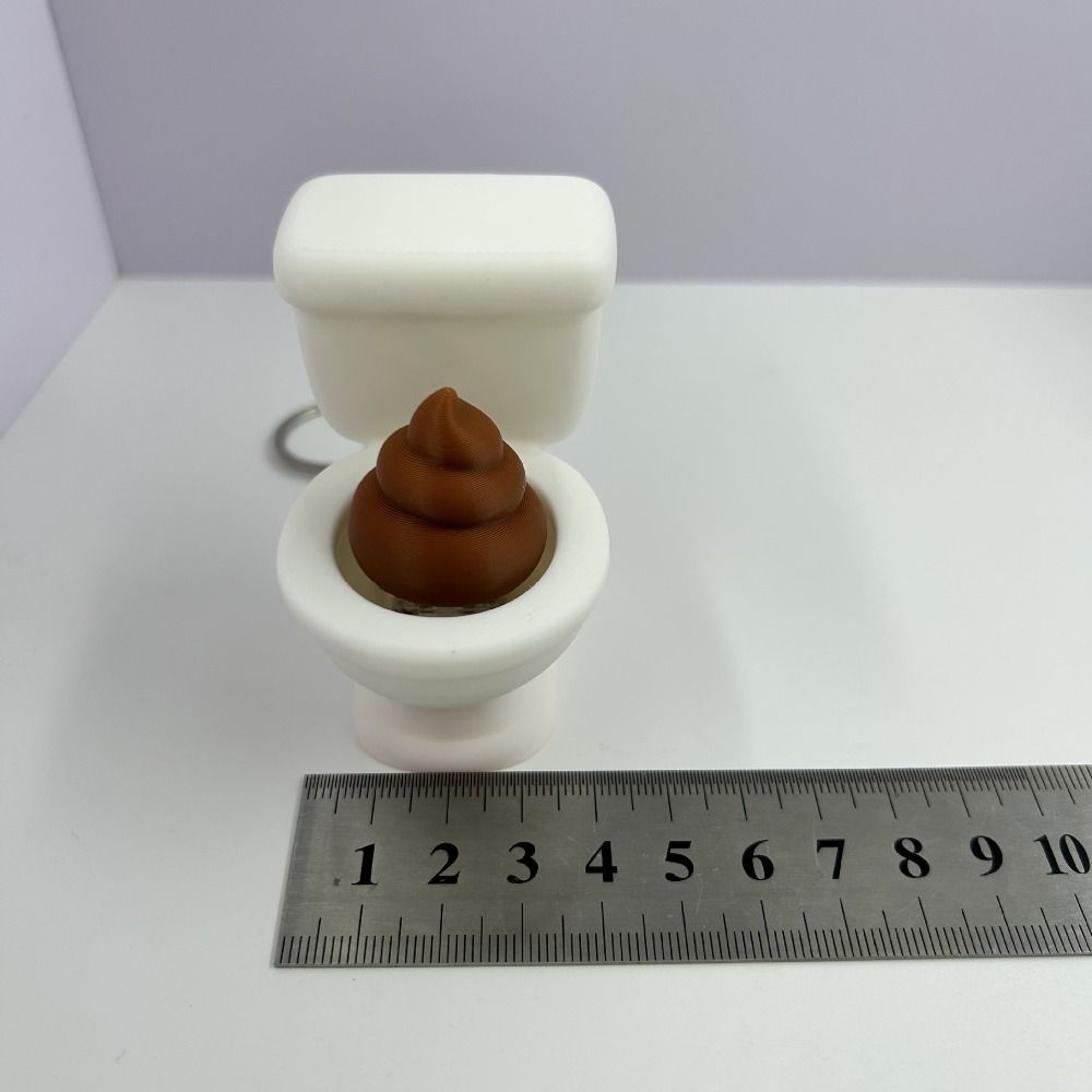Novelty 3D Printed Toilet Poop - 3D Printing Keyboard Keys 评论和价格
