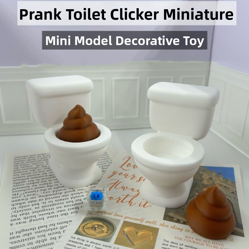 Novelty 3D Printed Toilet Poop - 3D Printing Keyboard Keys 评论和价格