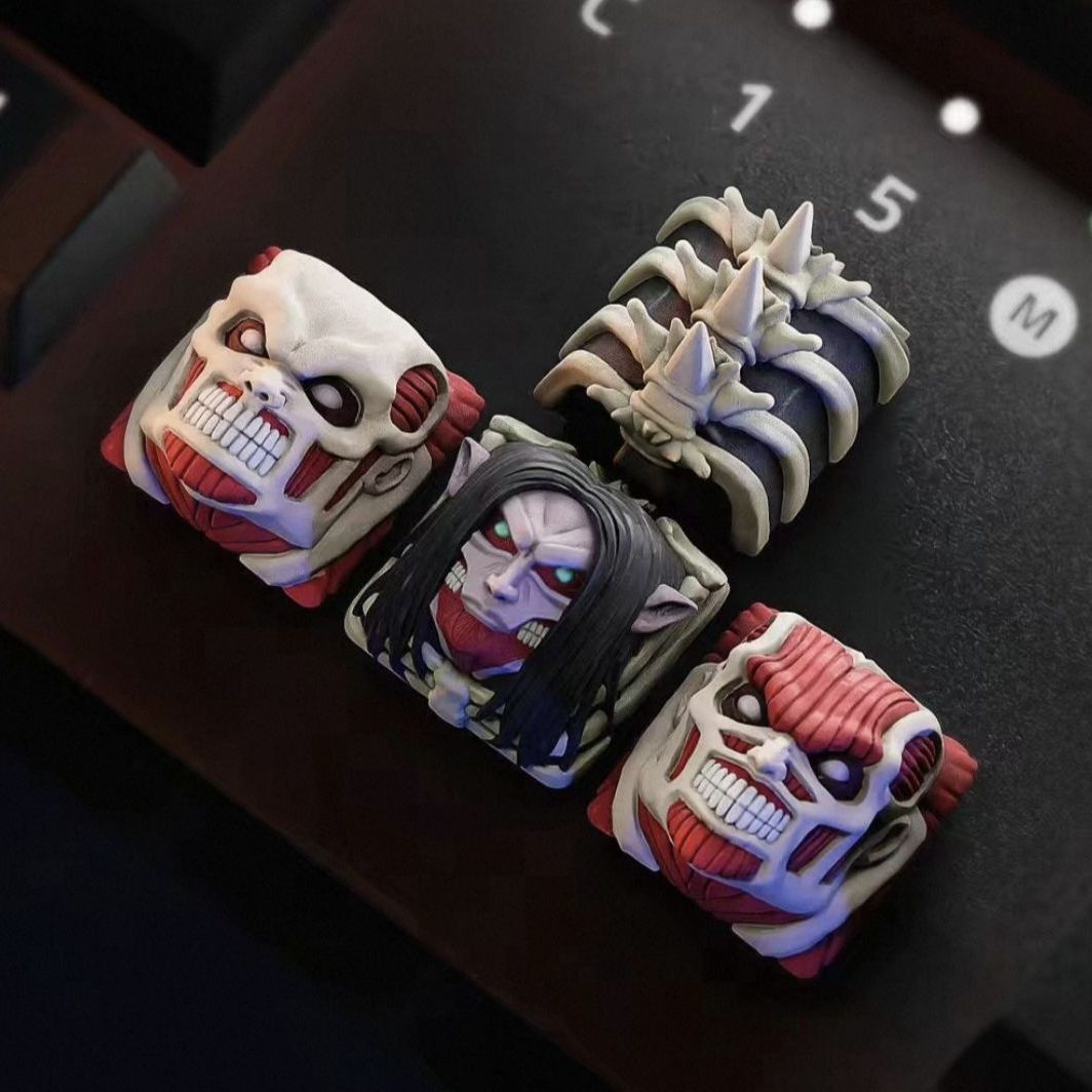 NEW Attack on Titan Co branded - 3D Printing Keyboard Keys 评论和价格