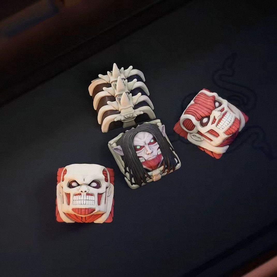 NEW Attack on Titan Co branded - 3D Printing Keyboard Keys 评论和价格
