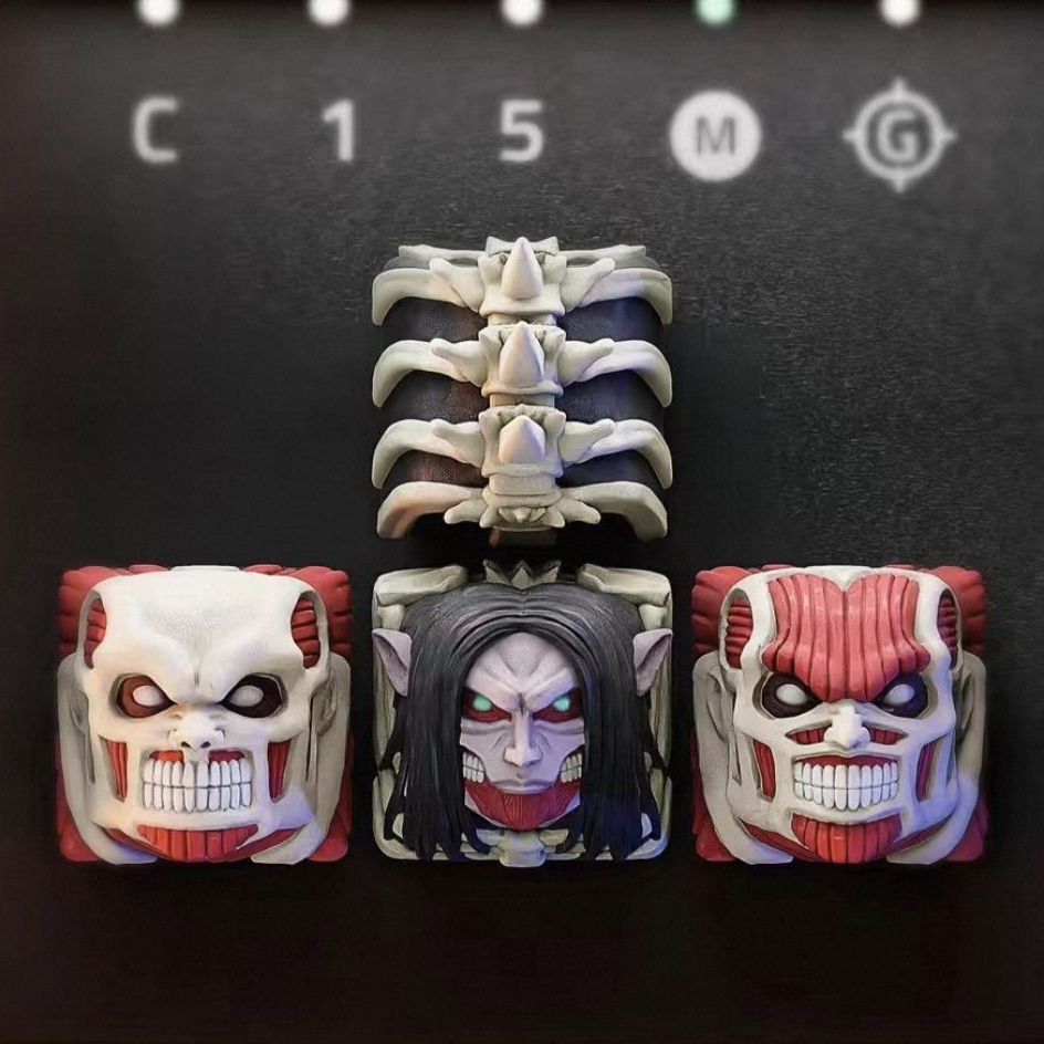NEW Attack on Titan Co branded - 3D Printing Keyboard Keys 评论和价格