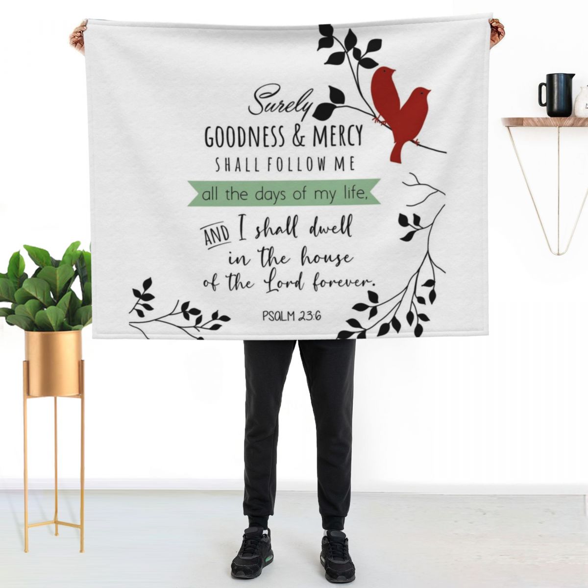 Bible Verses Throw Blanket Ele - 3D Printing Verse 评论和价格