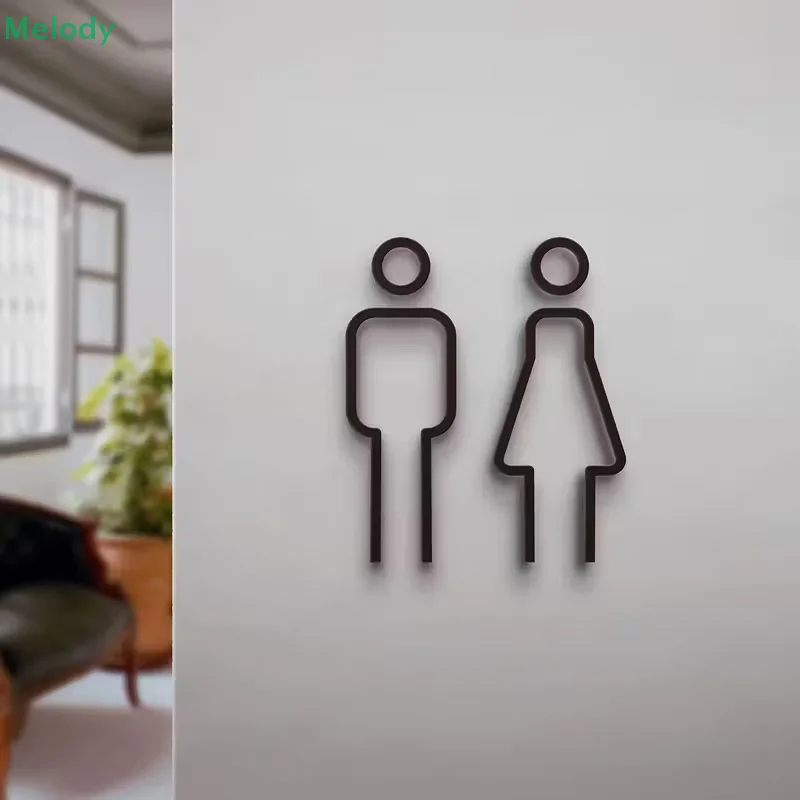 3D Printed Bathroom Door Sign  - 3D Printing Cafe 评论和价格